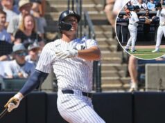 O swing ‘tipo Ohtani’ de Spencer Jones proporcionou um home run massivo em um início forte dos Yankees O defensor central do New York Yankees, Spencer Jones # 78, acertando um home run solo.