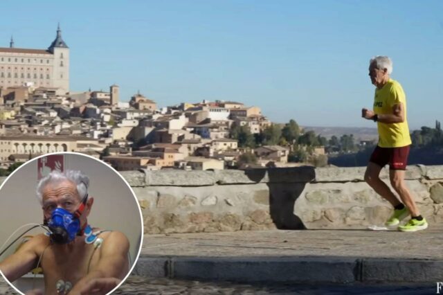 O ultramaratonista de 82 anos tem o nível de condicionamento físico de um jovem de 20 – o que o diferencia
