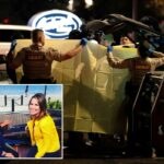 O xerife do condado de Pima, Chris Nanos, em uma entrevista coletiva.