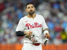 Os Yankees analisaram a negociação de Nick Castellanos antes de receber críticas mistas Kyle Schwarber do Philadelphia Phillies.Nick Castellanos # 8 do Philadelphia Phillies corre de volta para o banco de reservas entre as entradas durante um jogo de beisebol contra o Washington Nationals no Nationals Park em 15 de agosto de 2025 em Washington, DC.