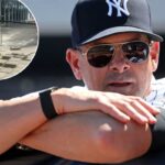 O técnico dos Yankees, Aaron Boone, sobre o problema de esgoto no Steinbrenner Field no sábado: “Não é ótimo. E está em todo lugar.