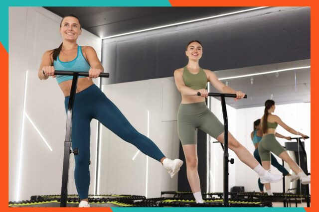 Os adultos aproveitam a tendência viral de 'recuperação' para tornar mini trampolim