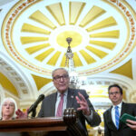 ARQUIVO - Agentes federais caminham por uma rua enquanto conduzem operações de fiscalização de imigração, quinta-feira, 5 de fevereiro de 2026, em Minneapolis. (Foto AP / Ryan Murphy, arquivo)
