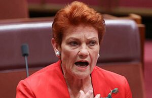 Os eleitores migram para One Nation enquanto abandonam liberais e nacionais Pauline Hanson no Senado Australiano (Alex Ellinghausen/Nine)