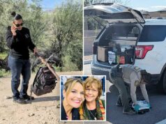 Os frustrados voluntários de Nancy Guthrie fazem a busca com as próprias mãos – enquanto entregam mochilas suspeitas aos policiais Os frustrados voluntários de Nancy Guthrie fazem a busca com as próprias mãos – enquanto entregam mochilas suspeitas aos policiais