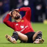 Os torcedores do Man Utd reagem imediatamente aos destaques Matheus Cunha e Senne Lammens após a vitória por 1 a 0 sobre o Everton