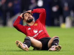 Os torcedores do Man Utd reagem imediatamente aos destaques Matheus Cunha e Senne Lammens após a vitória por 1 a 0 sobre o Everton Os torcedores do Man Utd reagem imediatamente aos destaques Matheus Cunha e Senne Lammens após a vitória por 1 a 0 sobre o Everton