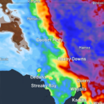 Os trilhos da ferrovia foram destruídos enquanto áreas do outback eram atingidas por vários dias de encharcamento