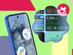 Os widgets do Android são uma mentira (e minha tela inicial prova isso) Um Google Pixel 10 mostrando widgets da tela de bloqueio, incluindo widget de previsão do tempo, controles de música, tempo de tela e eventos da agenda