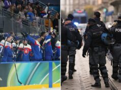 Partida de hóquei no gelo das Olimpíadas de Inverno leva à captura de ladrão fugitivo após 16 anos foragido Policiais italianos protestam contra o envio de agentes do ICE durante os Jogos Olímpicos de Inverno de 2026 em Milão.