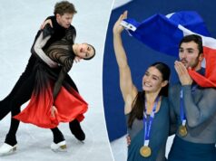 Patinação artística nos EUA toma decisão de apelação das Olimpíadas após polêmica no julgamento francês Madison Chock e Evan Bates dos EUA competem na final de patinação artística no gelo sem dança nos Jogos Olímpicos de Inverno em 11 de fevereiro de 2026.