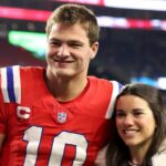 Patriots QB Drake Maye explica por que ele e sua esposa Ann se casaram 'jovens'