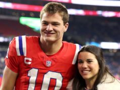 Patriots QB Drake Maye explica por que ele e sua esposa Ann se casaram ‘jovens’ Patriots QB Drake Maye explica por que ele e sua esposa Ann se casaram 'jovens'