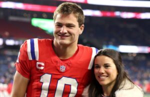 Patriots QB Drake Maye explica por que ele e sua esposa Ann se casaram ‘jovens’ Patriots QB Drake Maye explica por que ele e sua esposa Ann se casaram 'jovens'