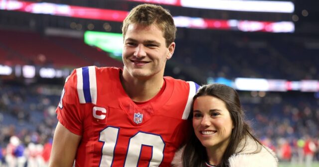 Patriots QB Drake Maye explica por que ele e sua esposa Ann se casaram 'jovens'
