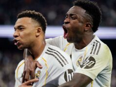 Pênalti de Mbappe ajuda o Real Madrid a vencer o Rayo Vallecano e reduzir a vantagem do Barcelona na La Liga lightbox-info