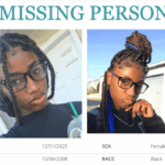 Aviso sobre T'Neya Tovar no site de pessoas desaparecidas do procurador-geral da Califórnia.