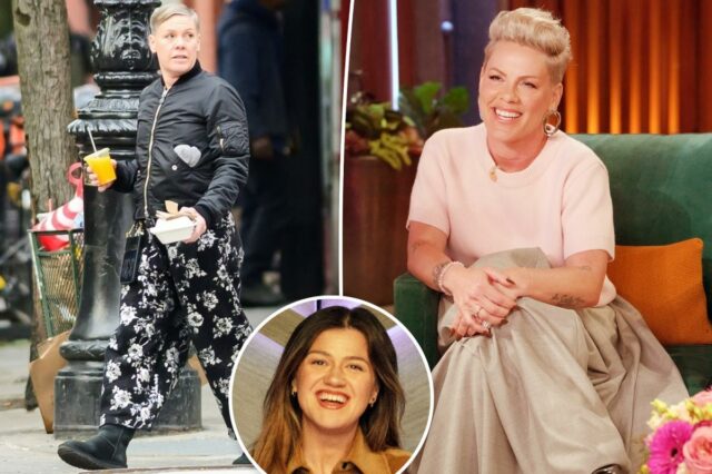 Pink se mudou para NY, possivelmente assumindo o show de Pink se mudou para NY, possivelmente assumindo o show de Kelly Clarkson