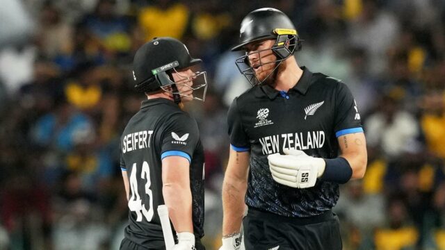 Placar AO VIVO Inglaterra x Nova Zelândia, Copa do Mundo T20 2026: NZ 17/0 (3 saldos); Seifert e Allen dão à Nova Zelândia um começo atento
