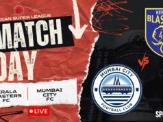 Placar AO VIVO Kerala Blasters x Mumbai City, ISL 2025-26: escalações em breve, atualizações da partida, início das 19h30 Placar AO VIVO Kerala Blasters x Mumbai City, ISL 2025-26: escalações em breve, atualizações da partida, início das 19h30