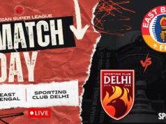 Pontuação AO VIVO de East Bengal x Sporting Club Delhi, ISL 2025-26: Red and Gold Brigade busca ganhar impulso, EBFC x SCD, início das 17h Pontuação AO VIVO de East Bengal x Sporting Club Delhi, ISL 2025-26: Red and Gold Brigade busca ganhar impulso, EBFC x SCD, início das 17h