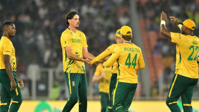 Pontuação ao vivo da África do Sul x Emirados Árabes Unidos, Copa do Mundo T20 2026: atualizações em tempo real SA x Emirados Árabes Unidos
