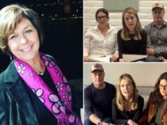 Por que Savannah Guthrie ainda não deveria pagar o resgate da mãe Nancy, de acordo com o agente do FBI – mesmo com o passar do tempo Nancy Guthrie sorrindo com uma jaqueta escura e um lenço rosa com flores, com um corpo d'água e luzes da cidade ao fundo à noite.