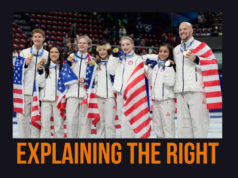 Por que as Olimpíadas transformam os republicanos em maus perdedores Um desenho animado de Clay Bennett.