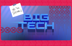 Por que estou me divorciando da Big Tech e transferindo todos os meus dados para alternativas de código aberto Um cofrinho ao lado de um smartphone exibindo um ícone de código aberto, com moedas de ouro espalhadas.