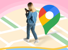 Por que estou preso ao Google Maps, embora tenha encontrado aplicativos melhores Fixo do Google Maps em um fundo de mapa exibindo congestionamentos de trânsito e um ícone de engrenagem de configurações.