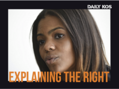 Por que fraudar a direita é tão lucrativo Erika Kirk fala durante um