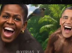 Presidente Trump compartilha vídeo racista de Michelle e Barack Obama como macacos 020626_trump_truth_social_kal