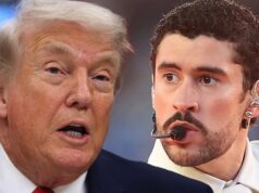 Presidente Trump critica desempenho de Bad Bunny no Super Bowl LX Coelho Mau e Donald Trump Getty 1