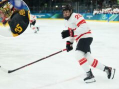 Previsão Alemanha x Canadá: probabilidades e escolhas de hóquei feminino nos Jogos Olímpicos de Inverno Sarah Enfermeira nº 20 da equipe do Canadá patinando durante a partida preliminar feminina do Grupo A nos Jogos Olímpicos de Inverno de Milão Cortina 2026.