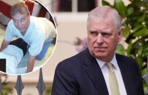 Príncipe Andrew ‘ajoelha-se de quatro’ sobre mulher em novas fotos de Epstein Príncipe Andrew Jeffrey Epstein Foto 2