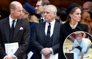 Príncipe William e Kate Middleton ‘profundamente preocupados’ ao abordarem o escândalo de Epstein pela primeira vez O príncipe William, o príncipe Andrew e Catherine, princesa de Gales, participam da missa de réquiem de Katharine, duquesa de Kent, na Catedral de Westminster.