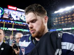 Puka Nacua, do Rams, atira em Sam Darnold enquanto Seahawks vencem o Super Bowl Puka Nacua, do Rams, atira em Sam Darnold enquanto Seahawks vencem o Super Bowl