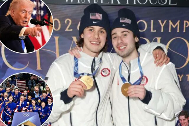 Quinn e Jack Hughes falam sobre o drama do hóquei feminino nos EUA após a chamada viral de Trump para as Olimpíadas
