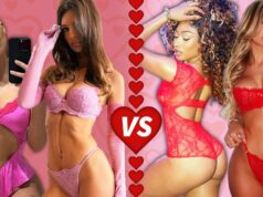 ROSA VS. VERMELHO: Senhoras em lingerie rendada, quem você prefere?! ROSA VS. VERMELHO: Senhoras em lingerie rendada, quem você prefere?!