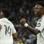 Real Madrid x Benfica - Liga dos Campeões AO VIVO: Último placar, notícias do time e atualizações enquanto Vinicius Jr dança de alegria após marcar o gol decisivo para eliminar os visitantes apenas uma semana depois de ser envolvido em uma tempestade de racismo