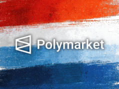 Regulador holandês ordena que Polymarket interrompa serviços ou pague multas O regulador holandês ordena que a Polymarket interrompa os serviços ou pague multas. Logotipo da Polymarket no topo da bandeira holandesa