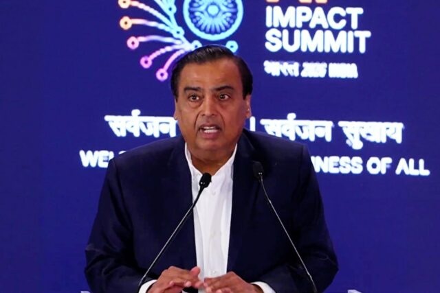 Reliance chairman and managing director Mukesh Ambani
