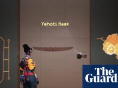 Relooted: o videogame sul-africano onde os jogadores recuperam artefatos de museus ocidentais Uma versão animada da máscara Asante.