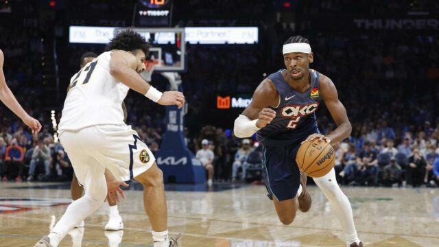 Resumo da NBA: Oklahoma City Thunder garante vitória complicada no OT sobre o Denver Nuggets
