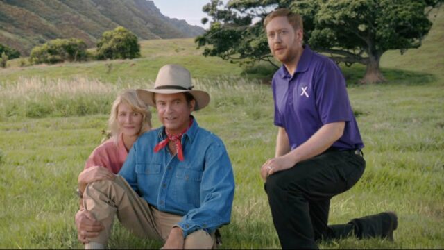 Reunião de 'Jurassic Park': Sam Neill, Jeff Goldblum e Laura Jogar