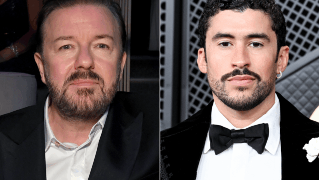 Ricky Gervais lembra as celebridades de não fazerem discursos políticos Ricky Gervais lembra as celebridades de não fazerem discursos políticos depois que o Grammy vê Bad Bunny e Billie Eilish Slam ICE: ‘Eles ainda não estão ouvindo’