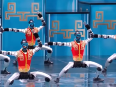 Robôs realizam backflips e artes marciais avançadas em um show impressionante Os robôs na Gala do Ano Novo Chinês atuaram ao lado de várias crianças em uma apresentação que durou quase cinco minutos.