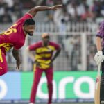 Romário Shepherd faz o primeiro hat-trick da Copa do Mundo T20 de 2026