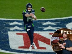 Sam Darnold tem mensagem para os fãs dos Jets após vencer o Super Bowl 2026 com Seahawks O quarterback do Seattle Seahawks, Sam Darnold, lança um passe durante o segundo tempo do jogo de futebol americano NFL Super Bowl 60 contra o New England Patriots, domingo, 8 de fevereiro de 2026, em Santa Clara, Califórnia.