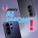 Samsung Galaxy Z Fold 6 mostrando diferentes imagens desenhadas por IA